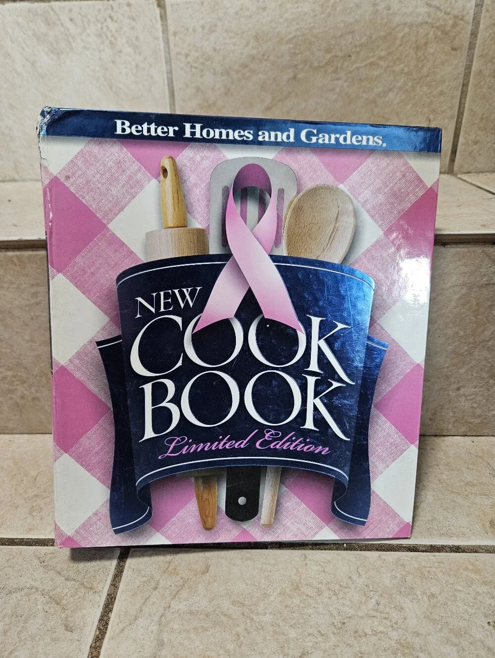 Better Homes And Gardens Pink and Navy New Cook Book - Limited Edition